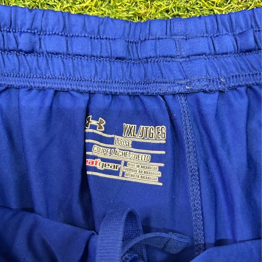 Under Armour Fork Union Military Academy HeatGear Shorts Blue Youth XL YXL
